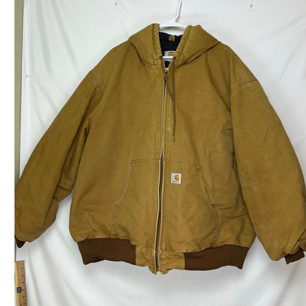 Carhartt Men’s 3XL Tan Detroit Quilted Zip Jacket 125 Year Anniversary 274622
